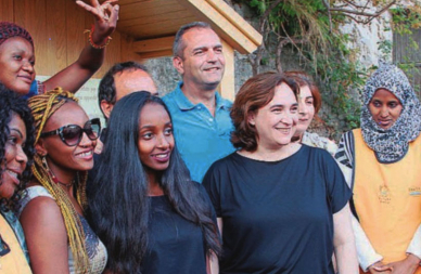 L’alcaldessa visita el municipi italià de Riace per compartir polítiques de migració. 